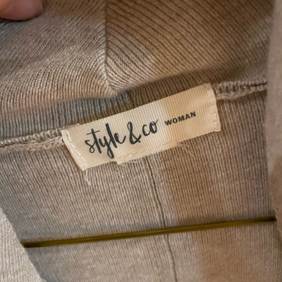 Style & Co Fringe Cardigan - Picture 4 of 5